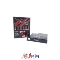 رژلب مایع مات پاشا pasha پک 6 عددی سری Bو A